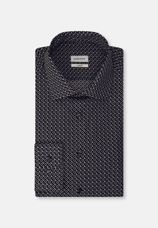 Slim Chemise d'affaires Imprimé dans Noir | Boutique en ligne Seidensticker