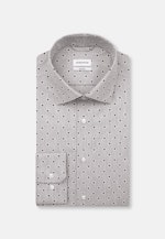 Shaped Business Hemd Druck in Grau |  Seidensticker Onlineshop