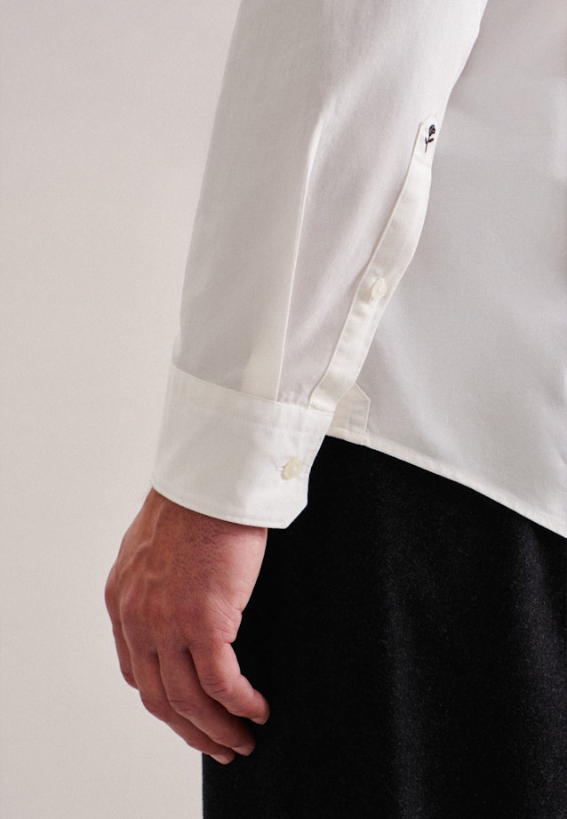 Casual overhemd in Regular with Button-Down-Kraag in Ecru |  Seidensticker Onlineshop