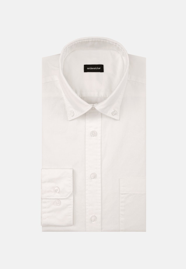 Casual Shirt in Regular with Button-Down-Collar in Ecru |  Seidensticker Onlineshop
