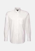 Regular Chemise décontractée Uni in Ecru |  Seidensticker Onlineshop