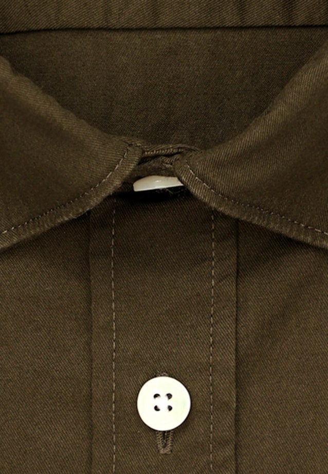 Regular Casual shirt Uni in Green |  Seidensticker Onlineshop