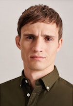 Regular Casual shirt Uni in Green |  Seidensticker Onlineshop