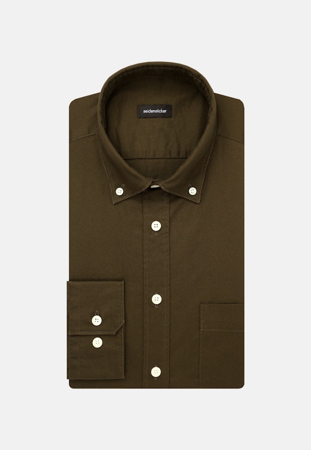 Casual overhemd in Regular with Button-Down-Kraag in Groen |  Seidensticker Onlineshop