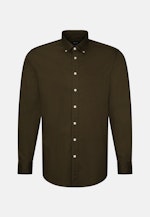 Casual Shirt in Regular with Button-Down-Collar in Green |  Seidensticker Onlineshop