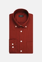 Twill Casual Hemd in Regular mit Button-Down-Kragen in Orange |  Seidensticker Onlineshop