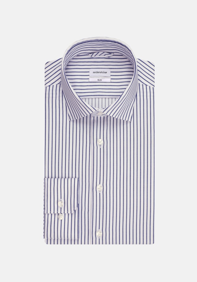 Slim Business Shirt Stripes in Medium Blue | Seidensticker Onlineshop
