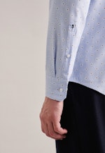 Shaped Business Hemd Druck in Hellblau |  Seidensticker Onlineshop