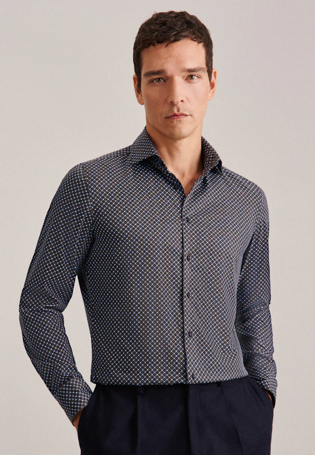 X-Slim Chemise Performance Imprimé in Vert |  Seidensticker Onlineshop
