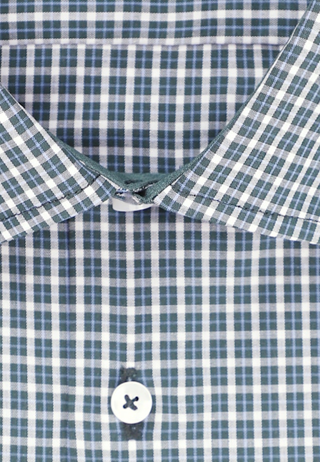 Non-iron Popeline Business overhemd in Shaped with Kentkraag in Groen |  Seidensticker Onlineshop