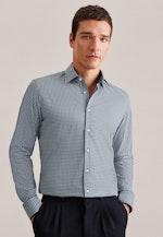Shaped Business shirt Check in Green |  Seidensticker Onlineshop