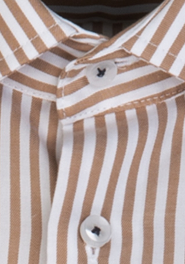 Bügelfreies Twill Business Hemd in Regular mit Kentkragen in Braun |  Seidensticker Onlineshop