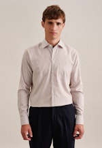 Regular Chemise d'affaires rayures in Marron |  Seidensticker Onlineshop