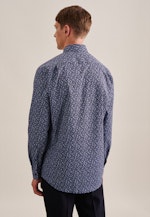 Regular Business shirt Paisley in Dark Blue |  Seidensticker Onlineshop