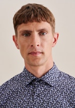 Regular Business shirt Paisley in Dark Blue |  Seidensticker Onlineshop