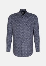 Regular Business shirt Paisley in Dark Blue |  Seidensticker Onlineshop
