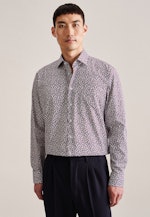 Regular Business Hemd Paisley in Orange |  Seidensticker Onlineshop