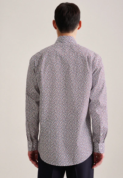 Regular Chemise d'affaires Paisley in Orange |  Seidensticker Onlineshop