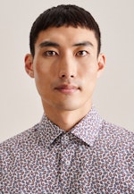 Regular Business Hemd Paisley in Orange |  Seidensticker Onlineshop