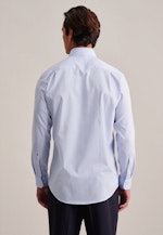 Chemise Business Regular Twill (sergé) Col Kent in Bleu Clair |  Seidensticker Onlineshop