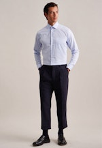 Chemise Business Regular Twill (sergé) Col Kent in Bleu Clair |  Seidensticker Onlineshop