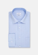 Regular Business Hemd Karo in Hellblau |  Seidensticker Onlineshop