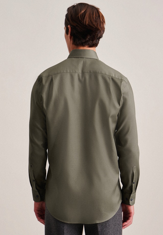 Regular Business Hemd Uni in Grün |  Seidensticker Onlineshop