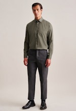 Regular Business Hemd Uni in Grün |  Seidensticker Onlineshop