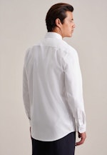 Non-iron Structure Business Shirt in Regular with Kent-Collar in White |  Seidensticker Onlineshop