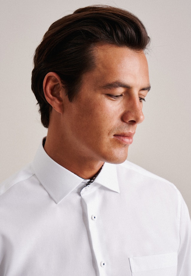 Regular Business Hemd Uni in Weiß |  Seidensticker Onlineshop