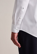 Non-iron Structure Business Shirt in Regular with Kent-Collar in White |  Seidensticker Onlineshop