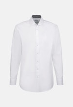 Non-iron Structure Business Shirt in Regular with Kent-Collar in White |  Seidensticker Onlineshop