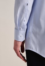 Regular Business Hemd Streifen in Hellblau |  Seidensticker Onlineshop