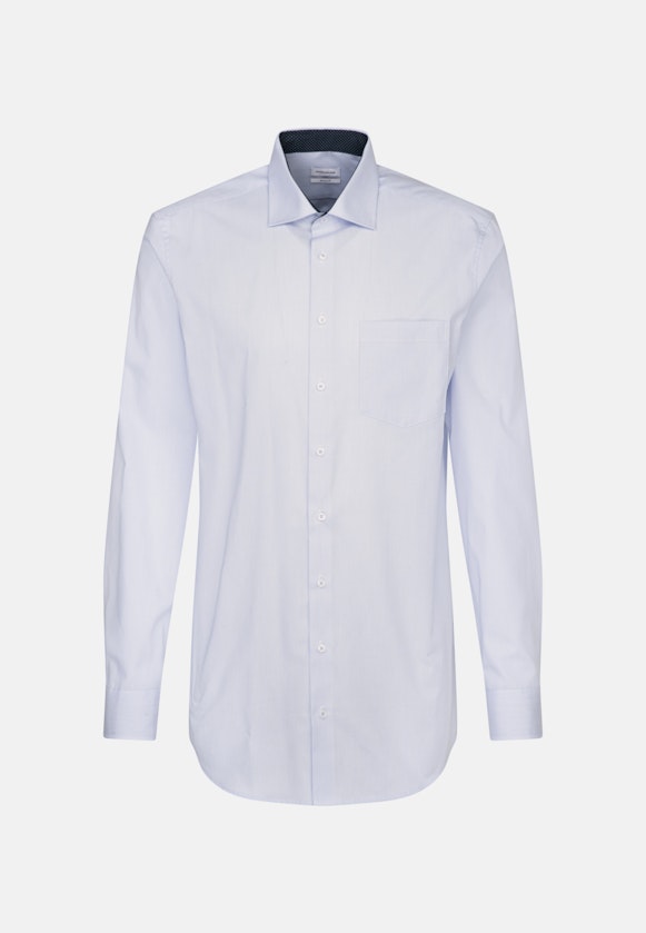 Regular Business Hemd Streifen in Hellblau |  Seidensticker Onlineshop