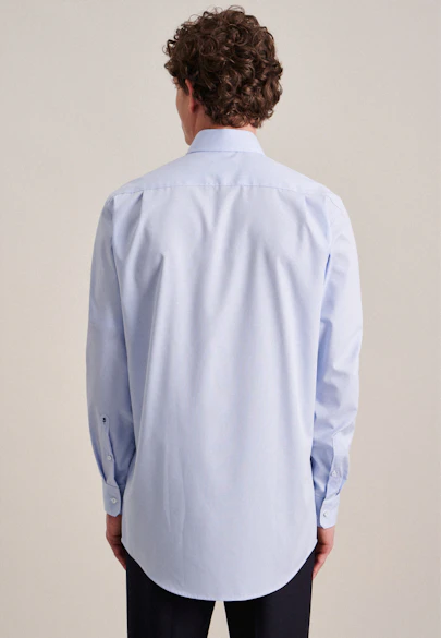 Regular Business Hemd Karo in Hellblau |  Seidensticker Onlineshop