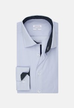 Non-iron Poplin Business Shirt in Slim with Kent-Collar and extra long sleeve in Light Blue |  Seidensticker Onlineshop