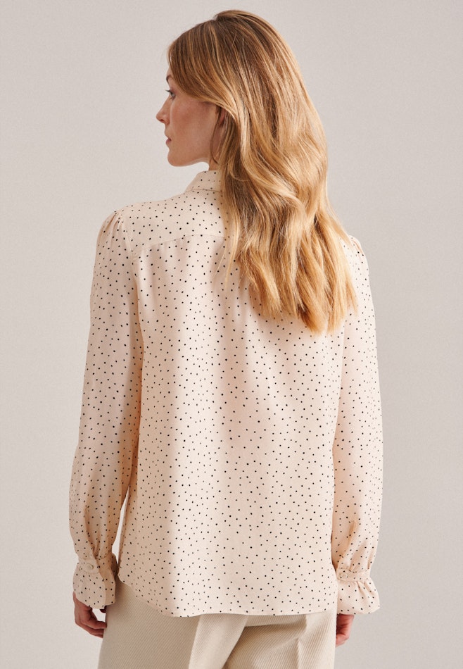 Long sleeve Plain weave Shirt Blouse in Ecru | Seidensticker Onlineshop