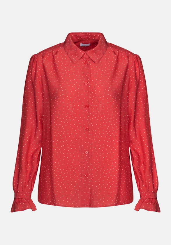 Long sleeve Plain weave Shirt Blouse in Pink |  Seidensticker Onlineshop