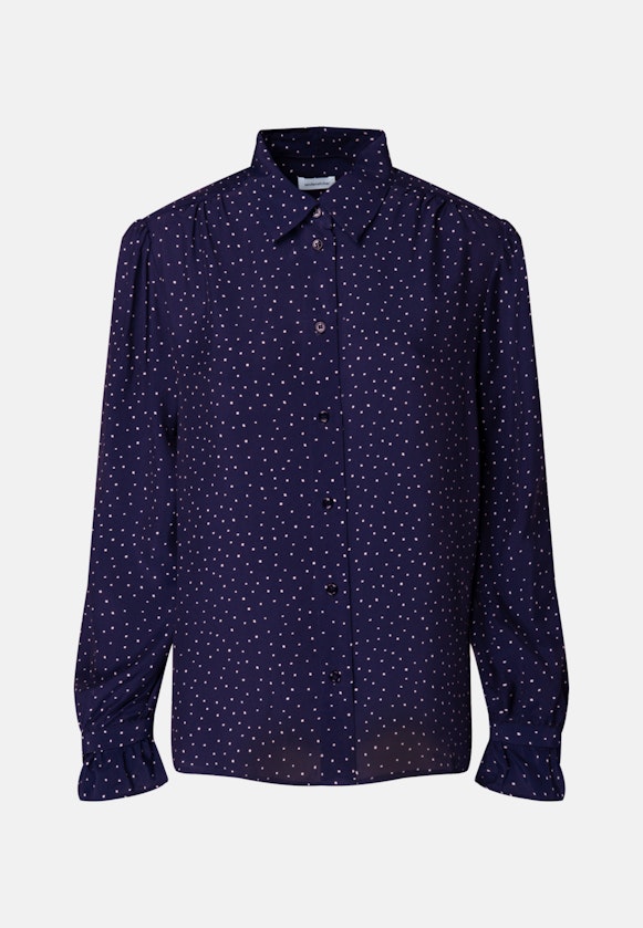 Chemisier Imprimé in Bleu Foncé |  Seidensticker Onlineshop