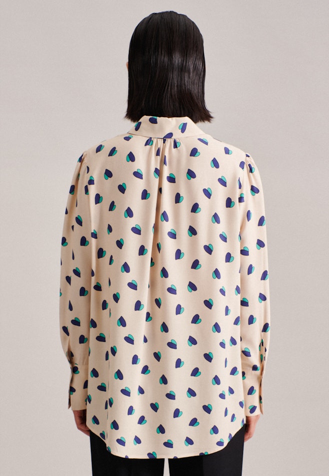 Long sleeve Crepe Tunic in Turquoise | Seidensticker online shop