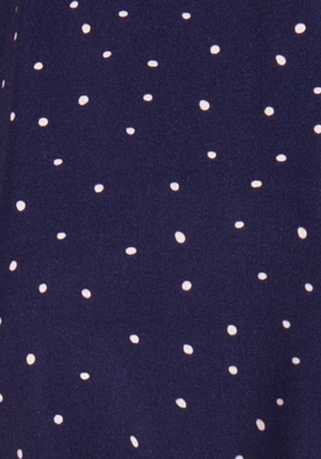 Plain weave Midi (knee-length) Dress in Dark Blue |  Seidensticker Onlineshop