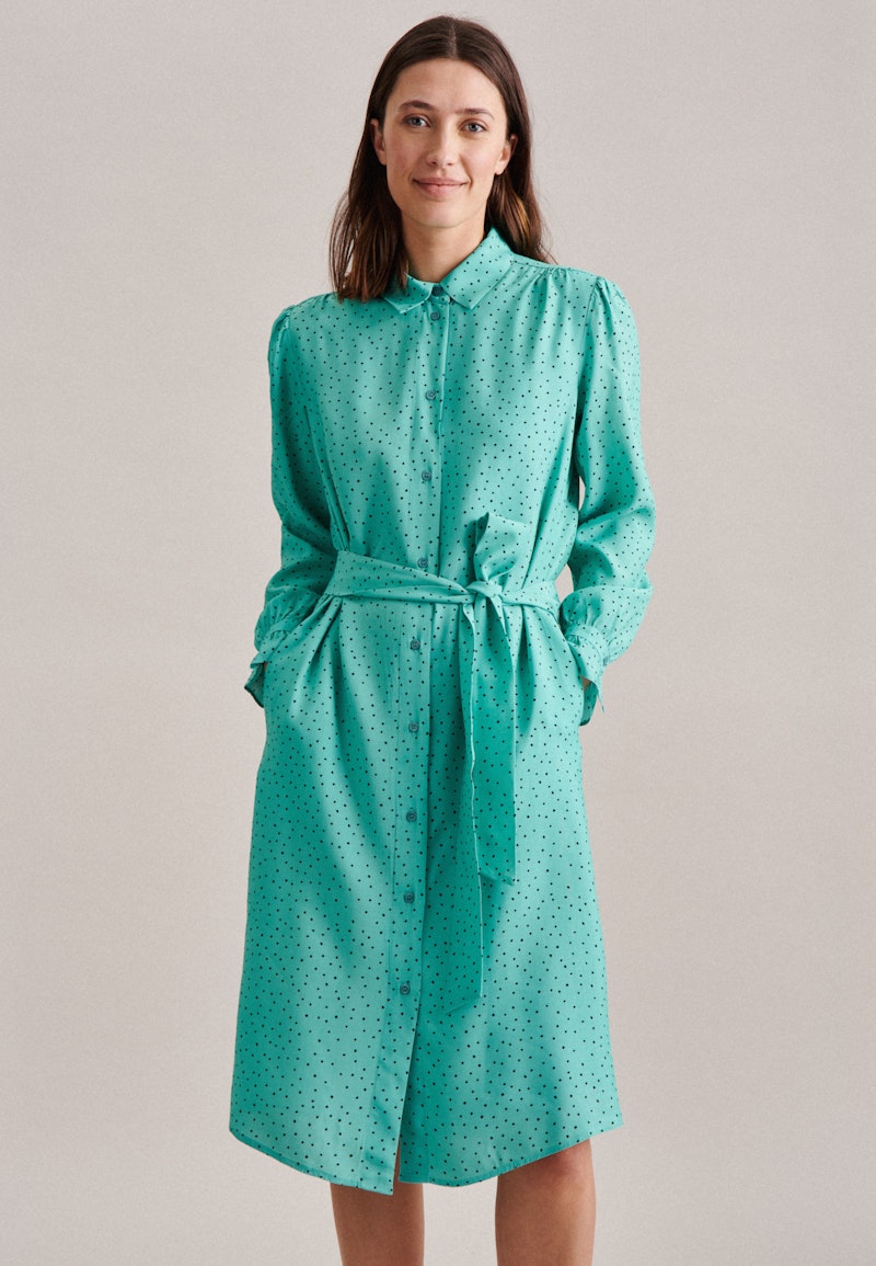 Plain weave Midi (knee-length) Dress