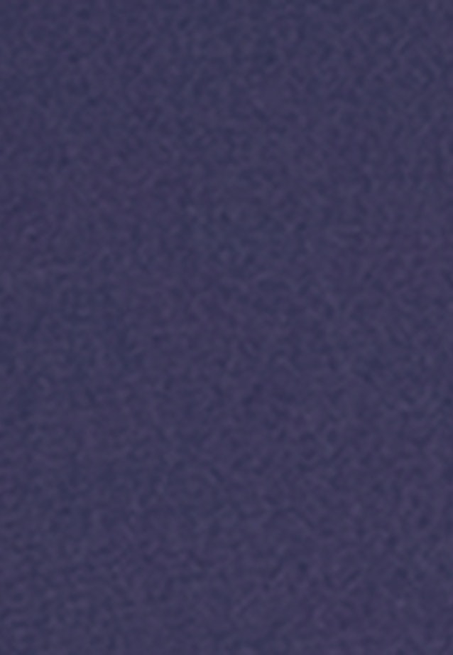 lange Arm Krepp Blouse Met Opstaande Kraag in Donkerblauw |  Seidensticker Onlineshop