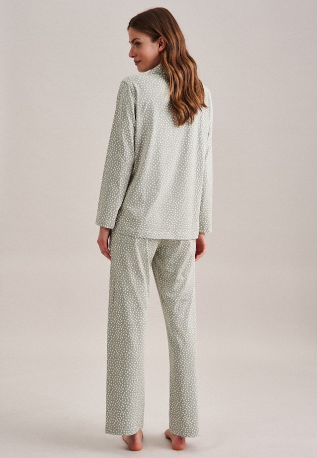 Pyjama Regular Manche Longue in Vert |  Seidensticker Onlineshop