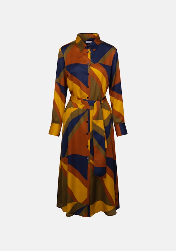 Grande taille Collar Dress in Dark Blue |  Seidensticker Onlineshop