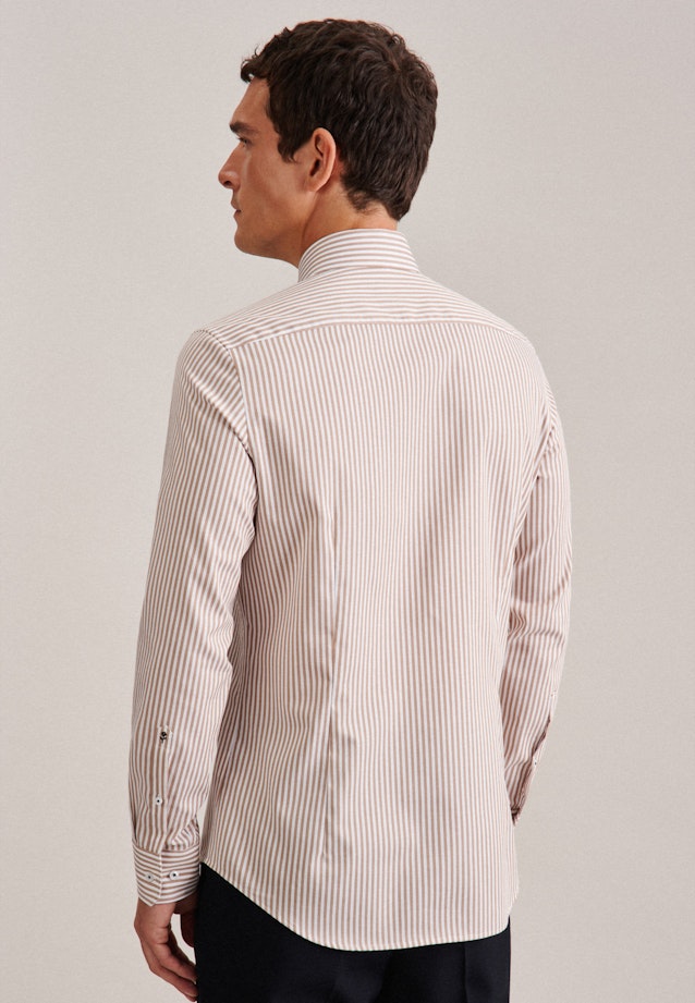 Slim Chemise d'affaires rayures in Marron |  Seidensticker Onlineshop