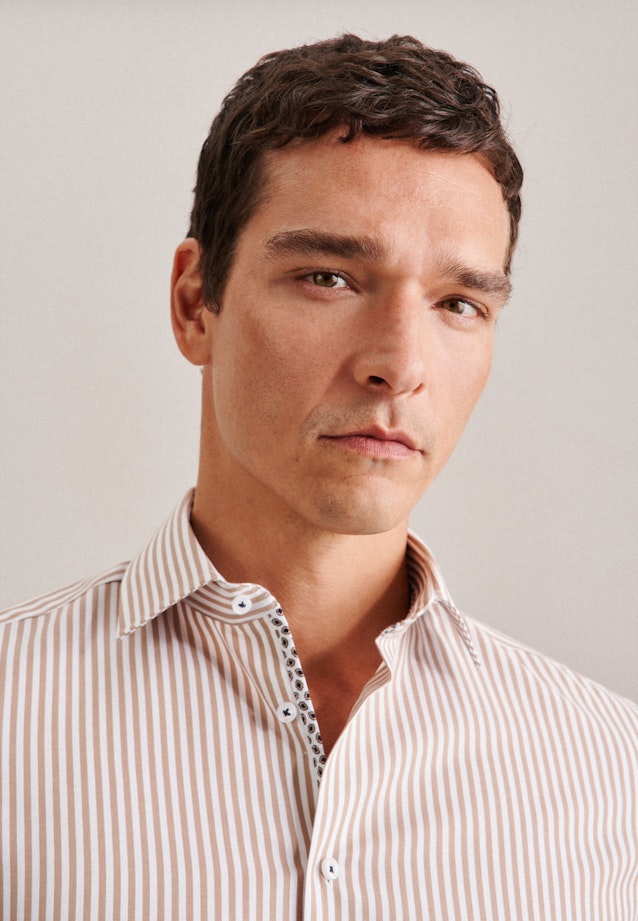 Slim Chemise d'affaires rayures in Marron |  Seidensticker Onlineshop