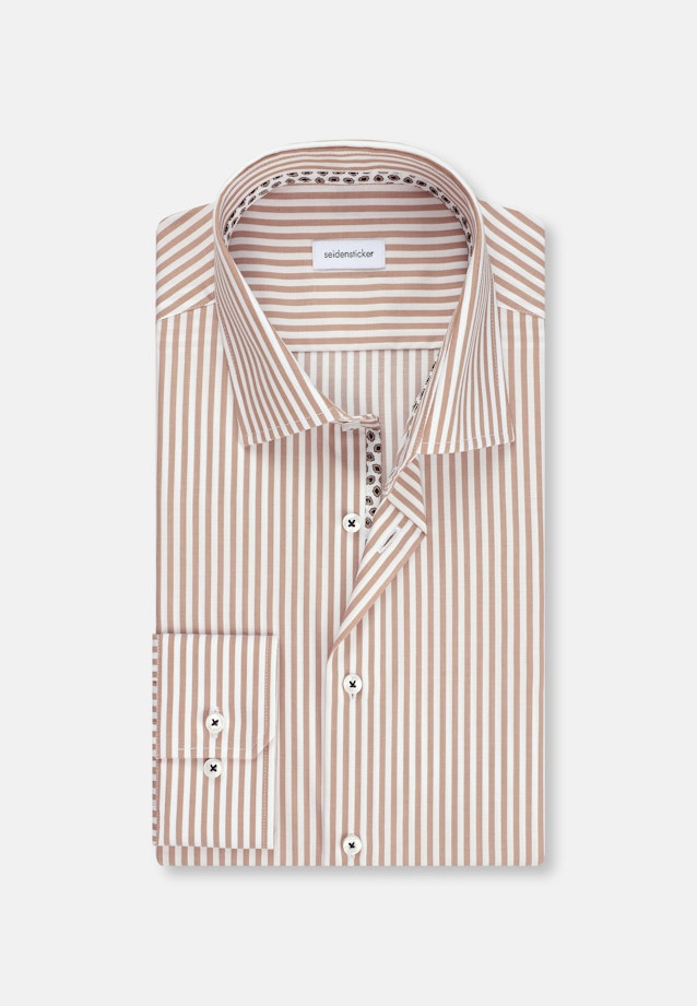 Slim Chemise d'affaires rayures in Marron |  Seidensticker Onlineshop