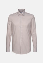 Slim Business Hemd Streifen in Braun |  Seidensticker Onlineshop