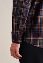 Regular Chemise d'affaires carreaux in Bleu Foncé |  Seidensticker Onlineshop